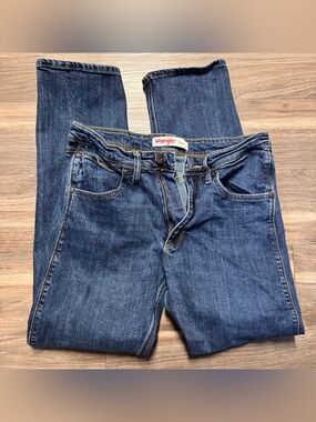 Wrangler Women's Dark Blue Straight Leg Jeans